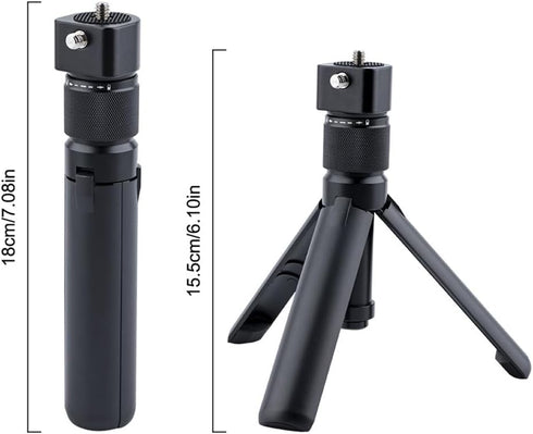 Generic Insta360 X5/X4/X3, 3, 360 1/4" 6 lbs Bullet Time Handle Tripod Rotating Grip for DJI OSMO Pocket GoPro Rotating
