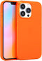 FELONY CASE - iPhone 12 Pro Max Neon Orange Clear Protective Case, TPU and Polycarbonate Shock-Absorbing Cover