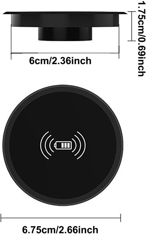 Generic Invisible Under-Desk Wireless Charger-Sleek, Invisible Wireless Charger Under Desk, Invisible Wireless