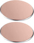 SALEX Replacement Rose Gold Metal Plates Set for Magnetic Car Phone Holders, 2 Pack, 3M Adhesive Backing
