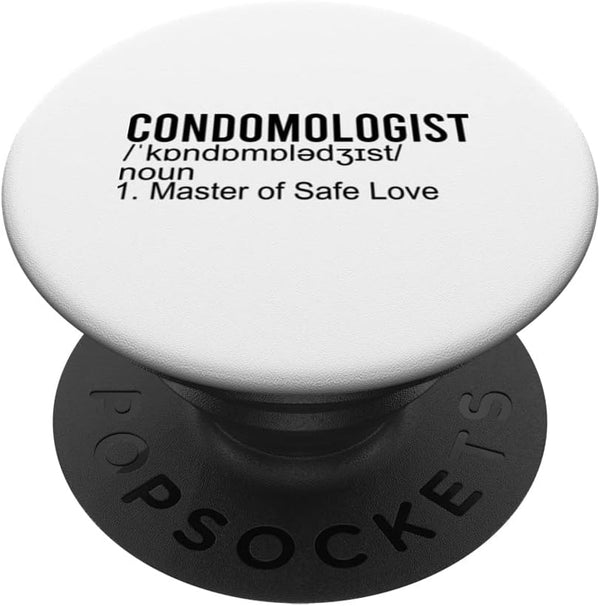 Sarcastic Use A Condom Gift For Men Women Condomologist Sarcastic Use A Condom PopSockets Swappable PopGrip