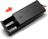 LampVPath (Pack 2 2 2X 1.5V of AA Battery Holder with Switch, AA Battery Holder Case with Wire Leads and ON/Off Switch