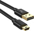 Mini USB Cable 3ft for Canon PowerShot, Rebel EOS, ELPH, GoPro Hero 3+, HD, MP3, PS3, Garmin, Dash Cam - Data Transfer