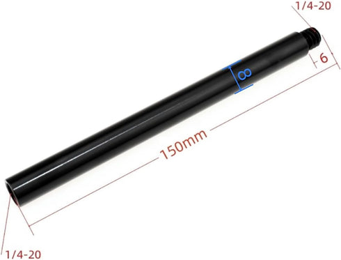 KANGQL 1/4" Extension Rod, Handhelds Tripods Mount Monopods Extension Rod Tripods Poles with Threaded for Tripods