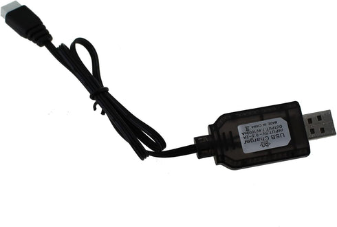 TAODAN 7.4V XH-3Pin USB Charger Cable with Plug Circuit Protection Compatible with Remote Controlled
