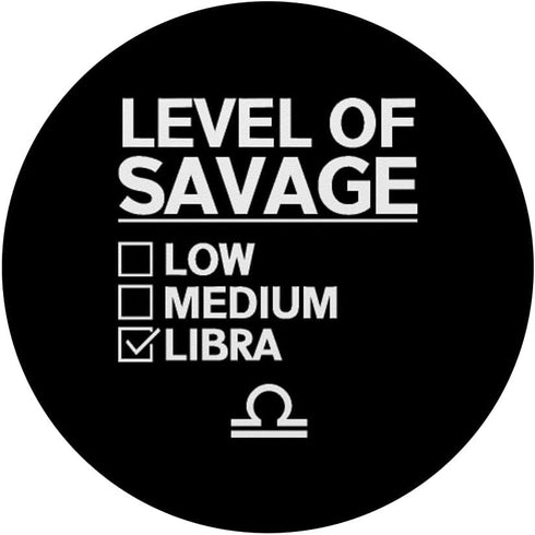 Libra Zodiac Sign Apparel - Funny Great Libras Design PopSockets Standard PopGrip