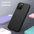 JETech Silicone Case for iPhone 12 Pro Max, Silky-Soft Touch Full-Body Protective Phone Case, Shockproof Cover (Black)