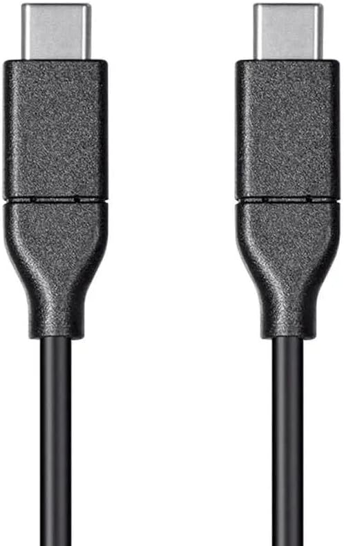 Monoprice Essentials USB-C to USB-C 2.0 Cable - 480Mbps, 5A, 4m (13.1 ft) Black