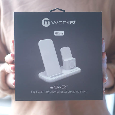mworks! mPOWER! 3-in-1 Multi Function Wireless Charging Pad