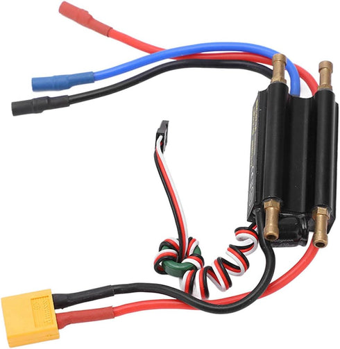 30A 2-4S 450mm Brushless RC Boat ESC, Electric Speed Controller for Boat Models, High Performance Marine ESC