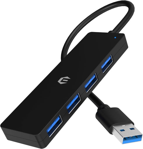 Tymyp USB Hub, 4-Port USB 3.0 Hub Ultra Slim USB Splitter for Mac