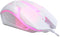 Housoutil White Wired Gaming Mouse USB Backlit Light up Computer Mouse Ergonomic Design