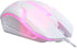 Housoutil White Wired Gaming Mouse USB Backlit Light up Computer Mouse Ergonomic Design