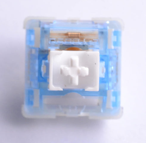 Granvela Outemu Light Blue Ocean Switches for Mechanical Keyboard, 55g Force, Tactile, 3 Pin, Pack of 20