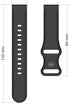 Compatible with TOOBUR Smart Watch Band, Lamshaw New Soft Silicone Sport Replacement Straps Compatible for TOOBUR IDW13 1.8" Smart Watch/TEMINICE IDW13 1.8" Smart Watch/VRPEFIT IDW13 1.8" Watch/Konitee IDW13 1.8" Smart Watch/Gydom IDW13 1.8" Smart Watch/F