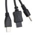 1 Piece 10 in 1 Universal USB Cable, Multiple Charging Cable for Cell Phones, Earphone Speaker Adapter, 20CM