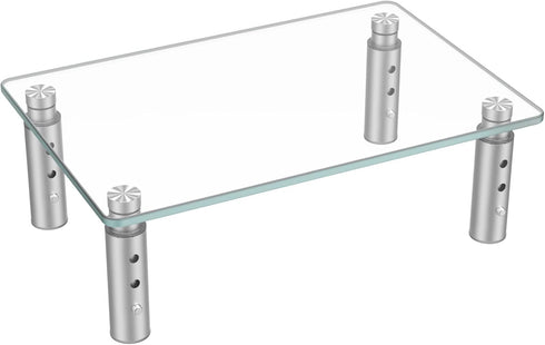 Hemudu Monitor Stand Riser, 3 Height Adjustable Laptop Stand Riser, Monitor Stand
