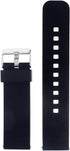 Watch Band/Strap for Pebble Time Smartwatch, Replacement Accessories with Metal Clasps, Silicone Wristband