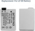 LP-E8 Rechargeable Lithium Ion Battery Pack, 2-Pack for Canon EOS Rebel T2i, T3i, T4i, T5i, 600D, 700D