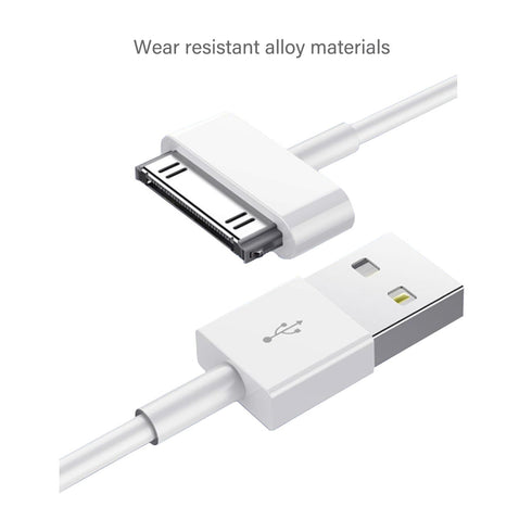 Cable Compatible with Charger iPhone 4/4S/3G/3GS,Old iPad 1 2 3,iPod Touch 4 3 2 1 Nano, iPod Classic 3 2 1,(3.3 Feet,White)