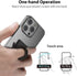 Phone Grip Ring Holder, Wireless Charging Friendly, Foldable & Adjustable Double Metal Stand for iPhone Samsung & Other