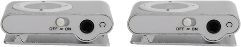 SUNGOOYUE MP3 Music Player Set, 2pcs Portable Aluminum Alloy Digital Music Media Player
