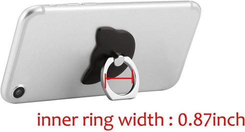 lenoup Holder,360 Cat Cell Phone Rotation Phone Ring Kickstand,Universal Cell Phone Ring Grip for Almost All Phones,Pad