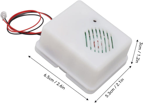 Halloween Sound Sensor, Scary Sound Speaker Machine for Haunted House Theme Party, Horror Tricky Screaming Speaker