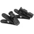 2PCS Large Rotatable Headphone Clips, Portable Earphone Cable Clips for Mobile Phone and Walkie-Talkie