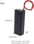 6Pcs AA Battery Holder with Leads, Wires ON/Off Switch and Screw Cap Case for 1.5V Battery Storage
