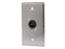 Monoprice 107397 XLR Male 3-Pin One-Port Zinc Alloy Wall Plate, Silver