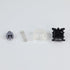 GATERON KS-15 Optical Silver Keyboard Switches, 45gf RGB LED Infrared Path Linear Key Switches (35PCS)