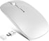 FYBC Bluetooth Wireless Laptop Mouse for MacBook Air iPad Mac, 2.4G Rechargeable Computer