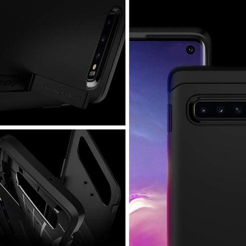 Spigen Tough Armor Case Designed for Samsung Galaxy S10 (2019) - Black
