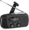 Upgrade Portable Solar Emergency Weather Radio, Hand Crank AM/FM NOAA Survival Radio with LED Flashlight