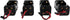 Stemedu 4-Set (4x1.5V/6V, 2-Layer) 9V Pack 4 AA Battery Holders & Cases & Connector Kit - I Type Hard Plastic Shell