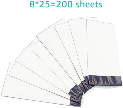 200 Sheets Lens Cleaning Paper - for Gorpro Ultrasoft Microscope and Camera, 8 Packs of 25 Sheets