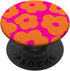Aesthetic Retro 70s & 80s Daisy Hot Pink & Orange Pattern PopSockets Standard PopGrip