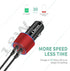 Rapid USB C Car Charger, Compatible for Samsung Galaxy S23/S22/S21/Note 20, Quick Charge 3.0 Dual USB