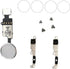 Home Button Key Fingerprint Repair Kit - Replacement for iPhone 7/7 Plus and iPhone 8/8 Plus (Silver)