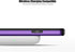 Nvollnoe Purple iPhone 13 Case, Heavy Duty Protective Dual Layer Shockproof Hidden Card Slot Slim Wallet Case