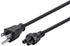 Monoprice Power Cord, NEMA 5-15P to IEC-320-C5, 6ft, 18AWG, 7A/125V, Black