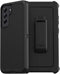 DEFENDER Case for Samsung Galaxy S21 FE 5G - Black, with Holster Belt Clip Defense