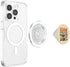 Cute Book Lover PopSockets PopGrip for MagSafe, Groovy Easily Distracted by Cats and Books