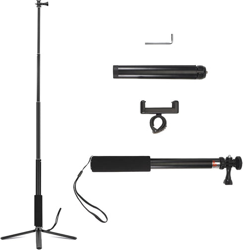 uconsmimo 36 inch Retractable Selfie Stick+Tripod Mount for DJI Osmo Pocket 4/3 &