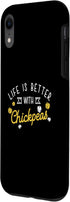 Purely Chickpea Pulse iPhone XR Life Is Better Funny Chickpea Foods Chickpea Dish Enthusiast Case