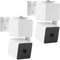 2Pack Adhesive Metal Wall Mount Bracket - Compatible with Wyze Cam Pan V3/V4/V2, VHB Stick On, No Drilling Mounting