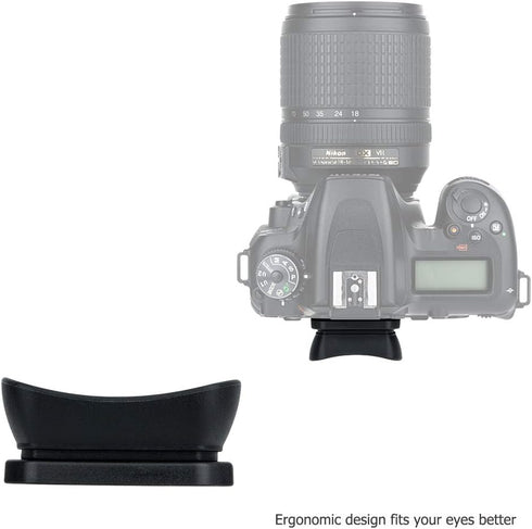 Soft Silicon Camera Viewfinder Eyecup for Nikon D780 D750 D610 D600 D7500 D7200 D7100 D7000 D5600
