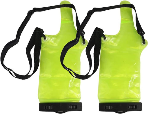 Lsgoodcare Portable Waterproof Bag Case Pouch for Two Way Radio, Compatible with Motorola Kenwood Midland, Green