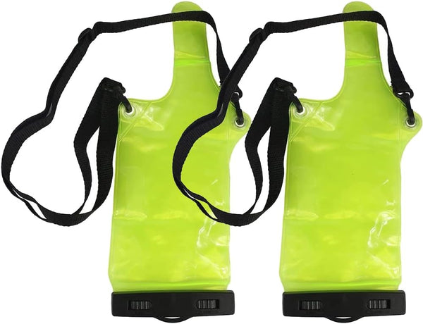 Lsgoodcare Portable Waterproof Bag Case Pouch for Two Way Radio, Compatible with Motorola Kenwood Midland, Green